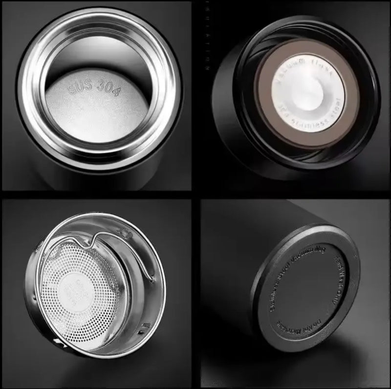 Smart Termos - Vakuumflaska rostfritt stål 500ml - Intelligent led temperatur display